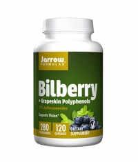 Jarrow Formulas Bilberry + Grapeskin Polyphenols / 120 Caps.