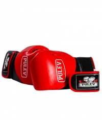 PULEV SPORT Red Boxing Gloves w/ Velcro