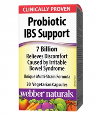 WEBBER NATURALS Probiotic IBS Support 7 Billion / 30Vcaps.