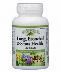 NATURAL FACTORS LUNG, BRONCHIAL AND SINUS HEALTH 45 Tabs.