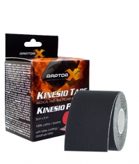 RAPTORX Kinesio Tape 5cm x 500cm / Black