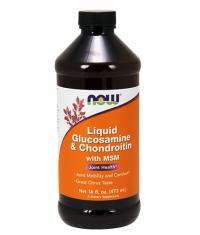 NOW Glucosamine & Chondroitin with MSM Liquid 473ml.