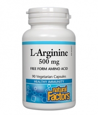 NATURAL FACTORS L-Arginine 500mg. / 90 Vcaps.