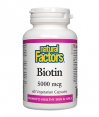 NATURAL FACTORS Biotin 500mcg / 60Vcaps.
