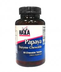 HAYA LABS Papaya Enzyme Chewable 90 tabs.