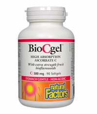 NATURAL FACTORS BioCgel 500mg / 90 Softg