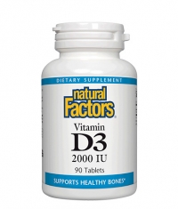 NATURAL FACTORS Vitamin D3 2000 IU / 90 Tabs