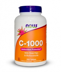 NOW Vitamin C-1000 /Rose Hips/ 250 Tabs.