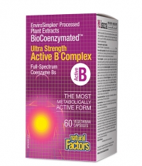 NATURAL FACTORS Active B Complex Ultra Strength BioCoenzymated / 60 Vcaps