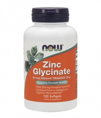 NOW Zinc Glycinate 30mg. / 120 Softgels