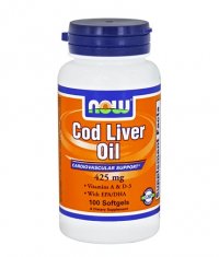 NOW Cod Liver Oil 425mg. / 100 Softgels