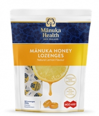 MANUKA HEALTH MGO™400+ Manuka Honey Lozenges with Lemon / 58 Lozenges