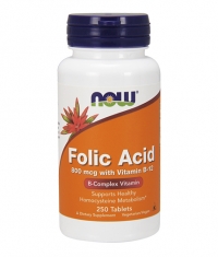 NOW Folic Acid  + B-12  250 tabs