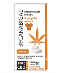 CANABIGAL Gums with CBD and Propolis Extract / 10 Chewing Gums