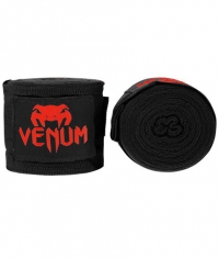 VENUM Kontact Boxing Handwraps - 4m - Black / Red