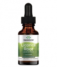 SWANSON Licorice Root Liquid Extract - Alcohol & Sugar Free / 29.6 ml