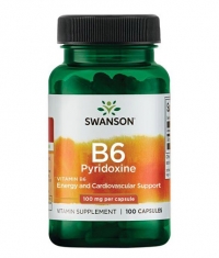 SWANSON Vitamin B6 Pyridoxine 100 mg / 100 Caps