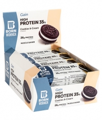 BORN WINNER Gain Protein Bar Box / 12 x 75 g