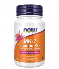 NOW MK-7 Vitamin K-2 / Extra Strength 300 mcg / 60 Vcaps
