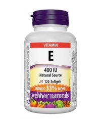 WEBBER NATURALS Vitamin E 400 IU / 120 Softgels