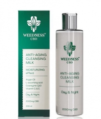 WEEDNESS 24h Anti-aging Facial Cleansing Milk / 2000 mg CBD / 200ml