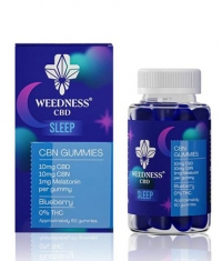 WEEDNESS Sleep CBD + CBN + Melatonin Gummies / Blueberries / 180 g