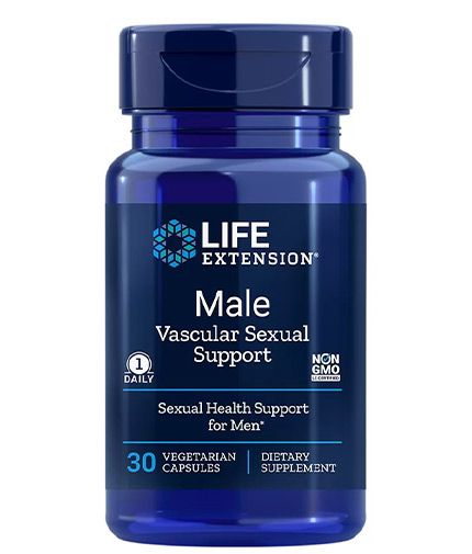 LIFE EXTENSIONS Male Vascual Sexual Support / 30 Caps