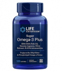 LIFE EXTENSIONS Super Omega-3 Plus / 120 Softgels