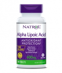 NATROL Alpha Lipoic Acid Time Release 600mg. / 45 Tabs.