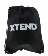 XTEND Drawstring Bag - Black / White