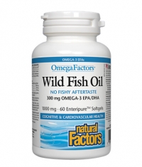 NATURAL FACTORS Wild Fish Oil 1000mg. / 60 Softgels