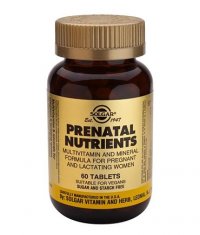 SOLGAR Prenatal Nutrients 60 Tabs.