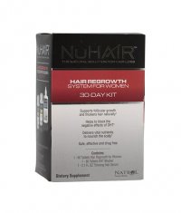 NuHAIR Women's Kit /Hair Regrowth + DHT Blocker + Thinning Hair Serum/ 30 Day Supply