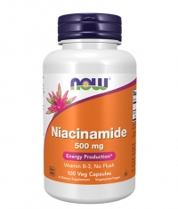 NOW Niacinamide /Vitamin B-3/ 500mg. / 100 Caps.