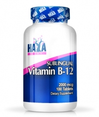 HAYA LABS Vitamin B12 /Sublingual/ 2000mcg / 100 Tabs.